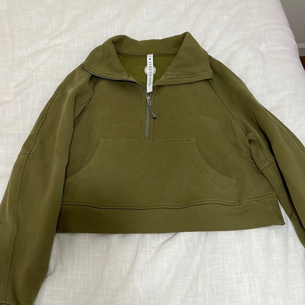 Lululemon oversized scuba half zip